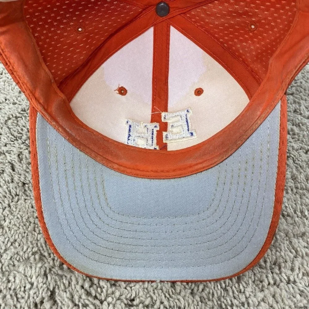 Team MLB Outdoor Cap EH Hat Orange Purple Letters Adjustable‎ Baseball Hat.